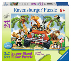 4 Wheeling Super Sized Floor Puzzle by Ravensburger