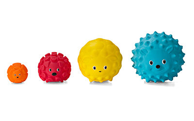 Touch and Feel Critter Ball Set by Infantino
