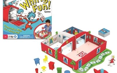 Wonder Forge Dr. Seuss Thing Two and Thing One Whirly Fun Game