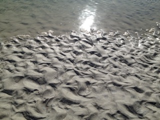 Ripples in sand