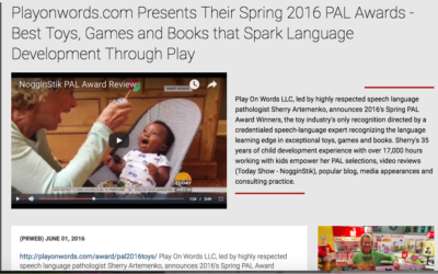 Playonwords.com Presents Their Spring 2016 PAL Awards