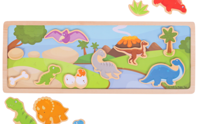 Magnetic Board (Dinosaur) by Bigjigs Toys LLP