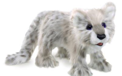 Folkmanis Snow Leopard Cub Puppet