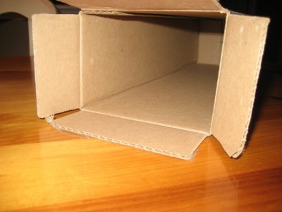 cardboard box for play