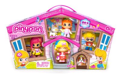 Pinypon Figures and Pets 6 Pack by Famosa North America, Inc.