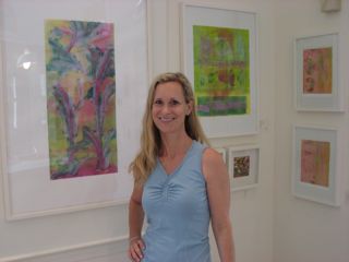 Helen Werngren at Art Studio in Westport, CT