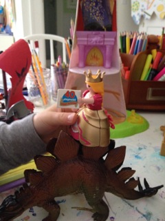 playmobil princess on stegasaurus