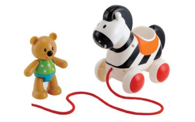 ELC Toybox Pull Along Zebra by International Playthings