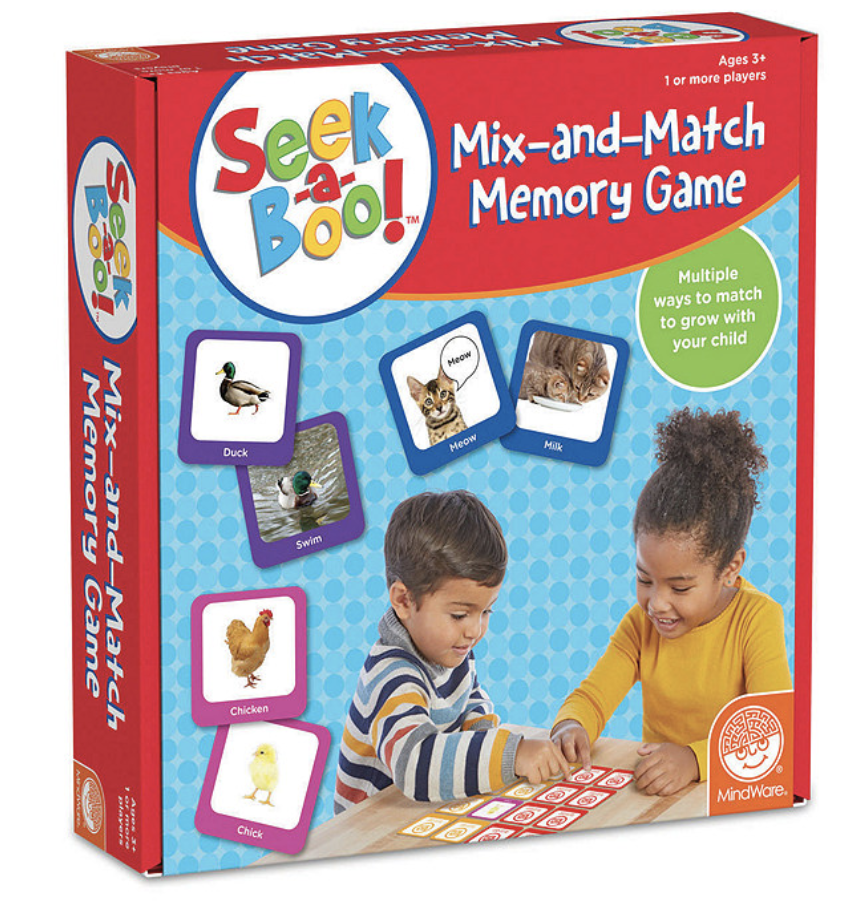 SeekABook Mix and Match Memory Cards by MindWare Play on Words