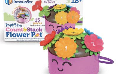 Poppy the Count and Stack Flower Pot by Learning Resources
